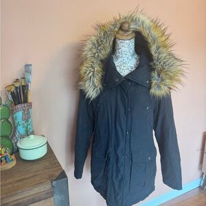 Women's DKNY Navy Hooded Jacket